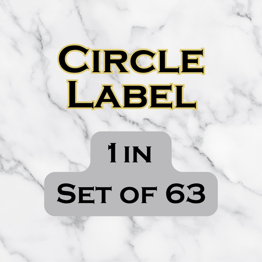 Circular Waterproof Labels