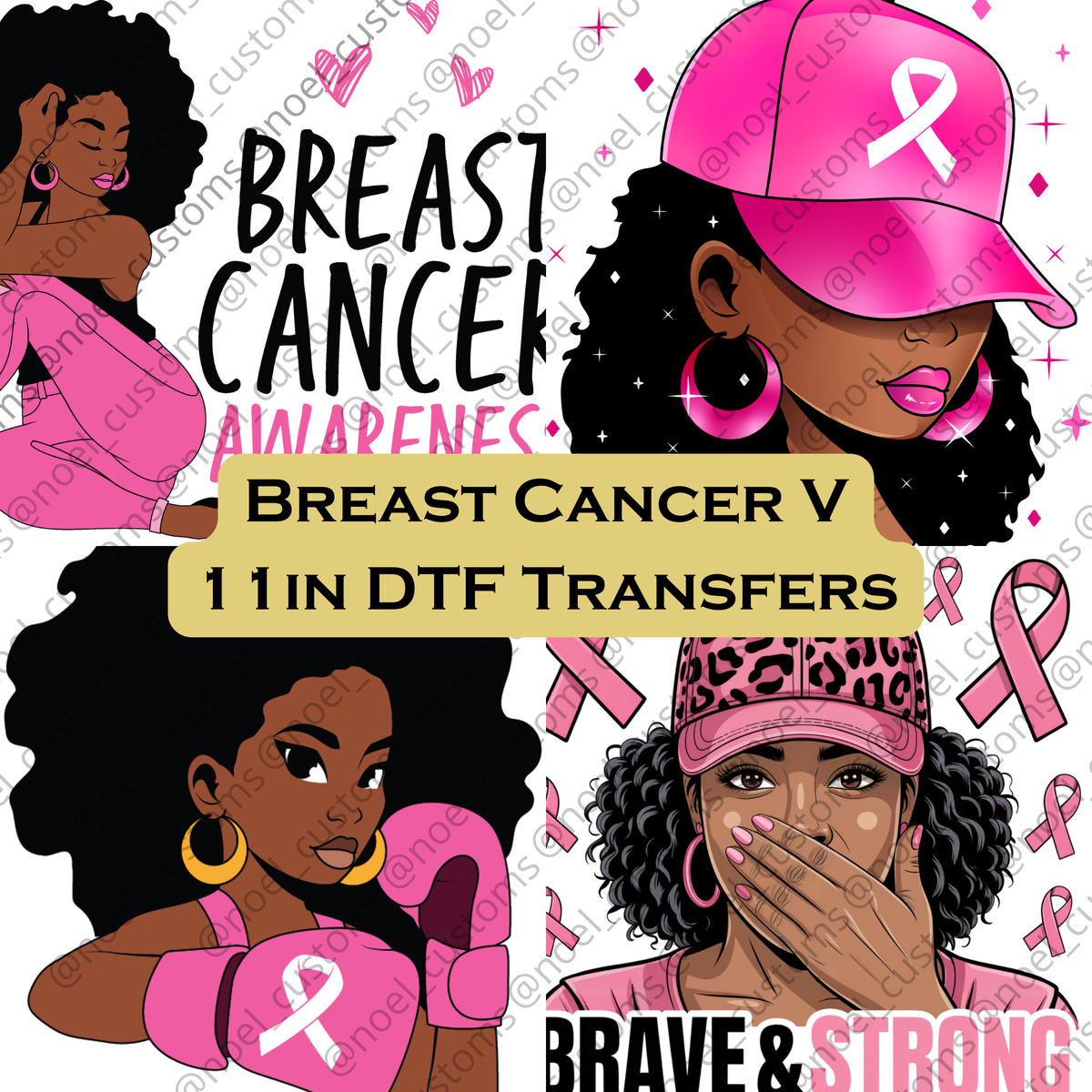Breast Cancer Awareness DTF Bundles